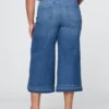 Culottejeans med hög midja