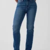 Curvy högmidjade 90-talsinspirerade smala raka Jeans