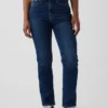 Curvy högmidjade 90-talsinspirerade smala raka Jeans