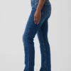 Curvy högmidjade 90-talsinspirerade smala raka Jeans