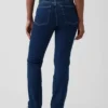 Curvy högmidjade 90-talsinspirerade smala raka Jeans