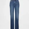 Curvy högmidjade 90-talsinspirerade smala raka Jeans
