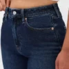 Curvy högmidjade 90-talsinspirerade smala raka Jeans
