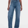 Curvy High Rise Barrel Jeans