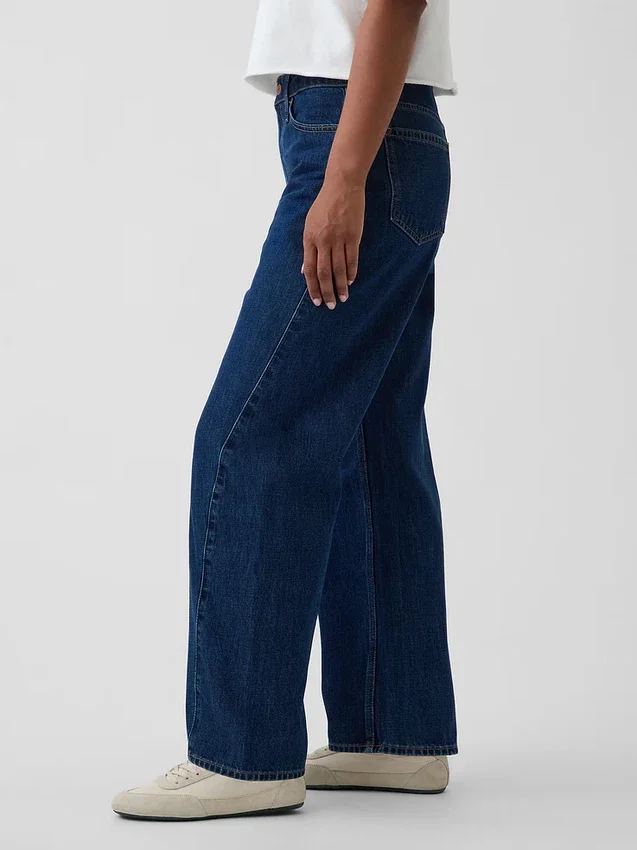 Curvy High Rise Barrel Jeans