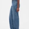 Curvy High Rise Barrel Jeans