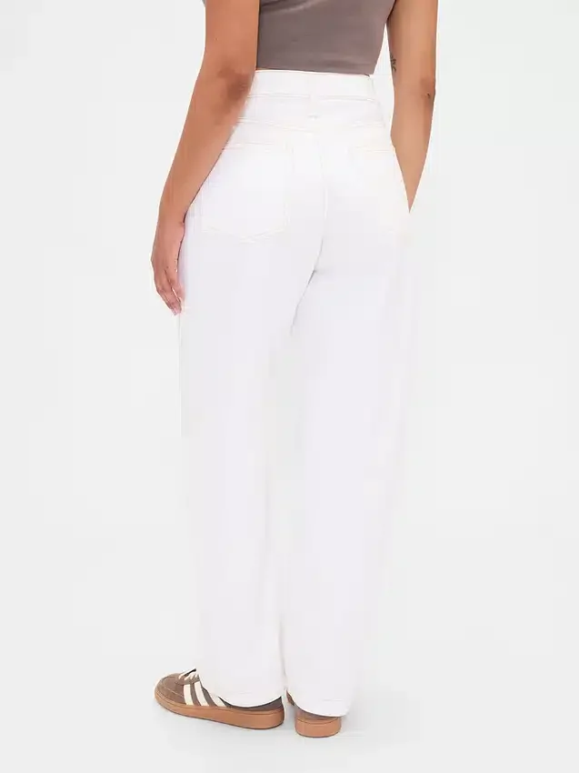 Curvy High Rise Barrel Jeans