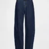 Curvy High Rise Barrel Jeans