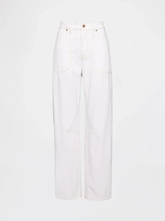 Curvy High Rise Barrel Jeans