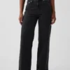 Curvy High Rise Stride-jeans med vida ben