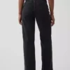 Curvy High Rise Stride-jeans med vida ben