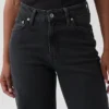 Curvy High Rise Stride-jeans med vida ben