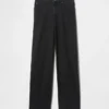 Curvy High Rise Stride-jeans med vida ben