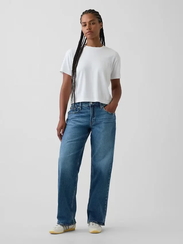 Curvy Low Rise '90S Loose Jeans