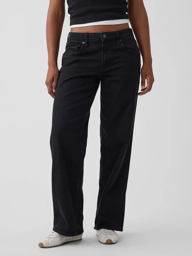 Curvy Low Rise '90S Loose Jeans