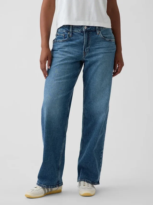 Curvy Low Rise '90S Loose Jeans