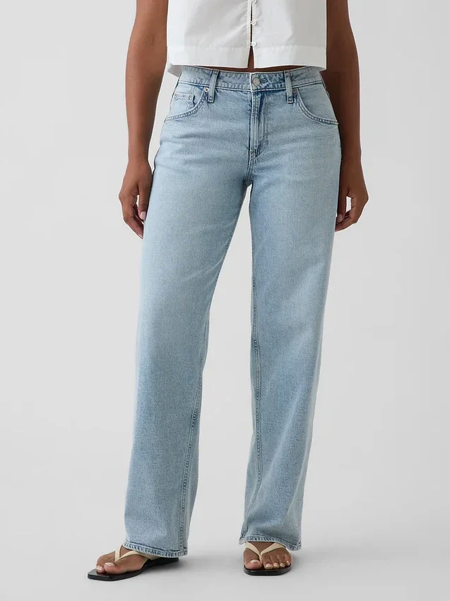 Curvy Low Rise '90S Loose Jeans