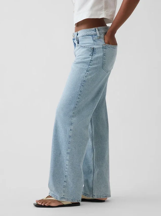 Curvy Low Rise '90S Loose Jeans
