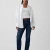 Curvy Low Rise '90S Slim Straight Jeans