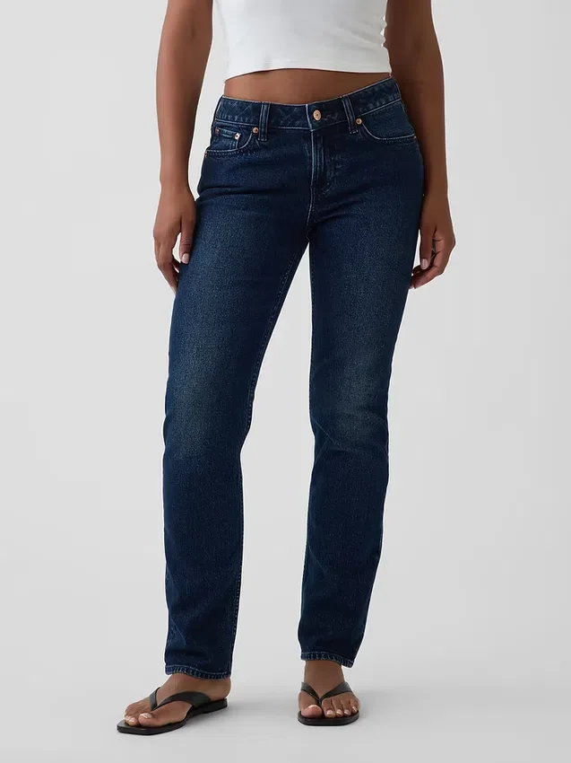 Curvy Low Rise '90S Slim Straight Jeans