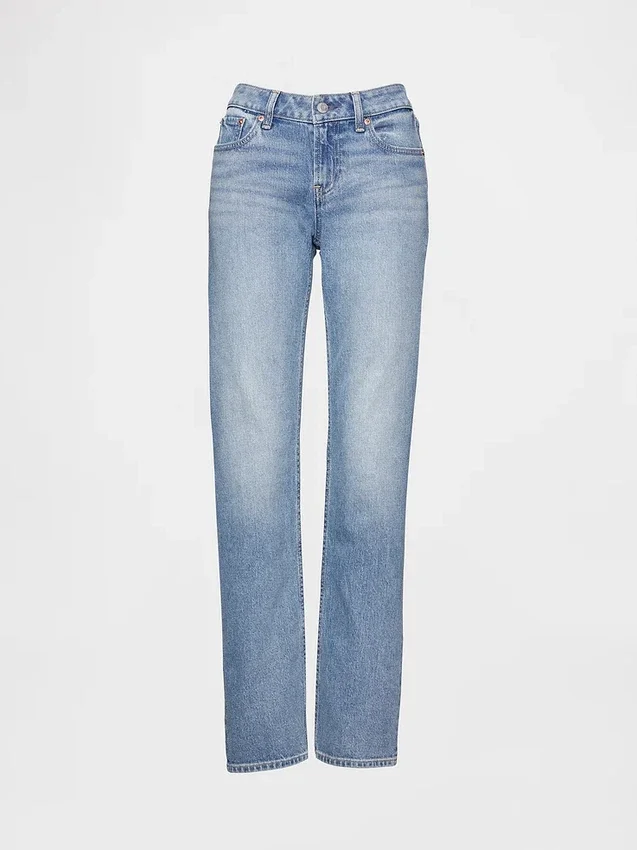 Curvy Low Rise '90S Slim Straight Jeans
