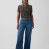 Curvy Mid Rise Ultrasoft Baggy Jeans