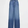 Curvy Mid Rise Ultrasoft Baggy Jeans