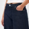 Curvy Mid Rise Ultrasoft Baggy Jeans