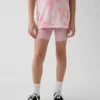 Cykelshorts för barn med uppvikt midja