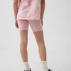 Cykelshorts för barn med uppvikt midja