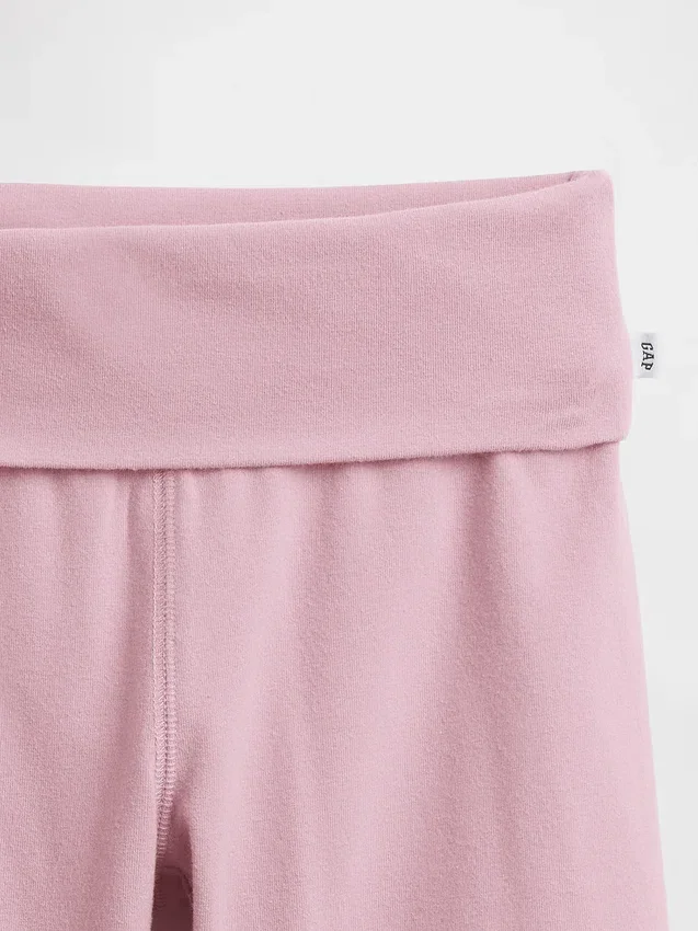 Cykelshorts för barn med uppvikt midja