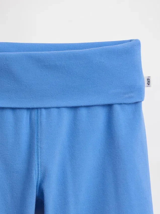 Cykelshorts för barn med uppvikt midja