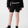 Cykelshorts i ribbad tröja för barn