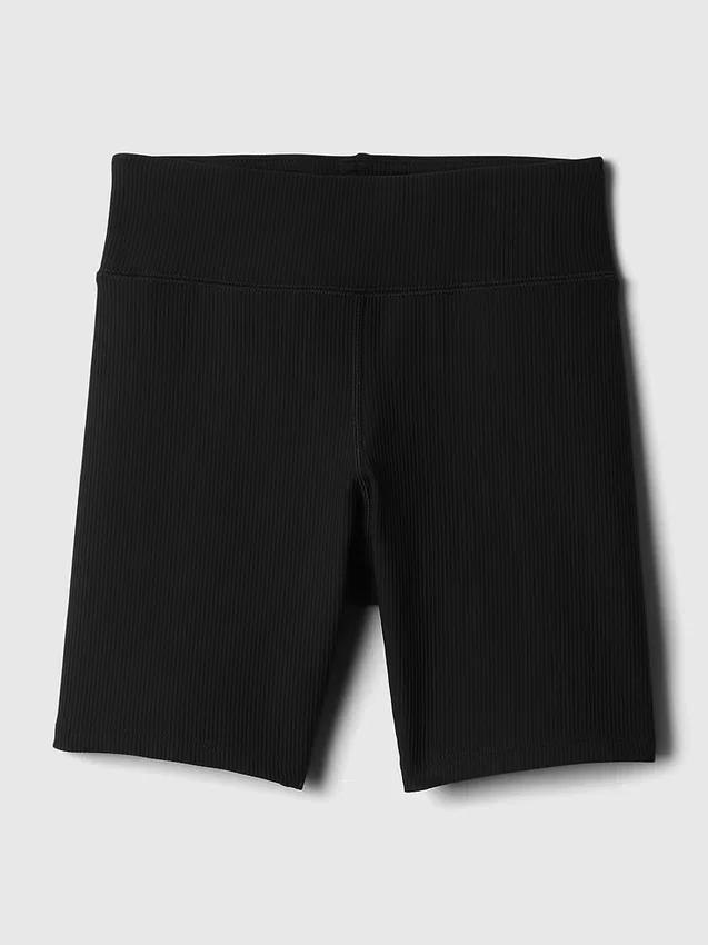 Cykelshorts i ribbad tröja för barn