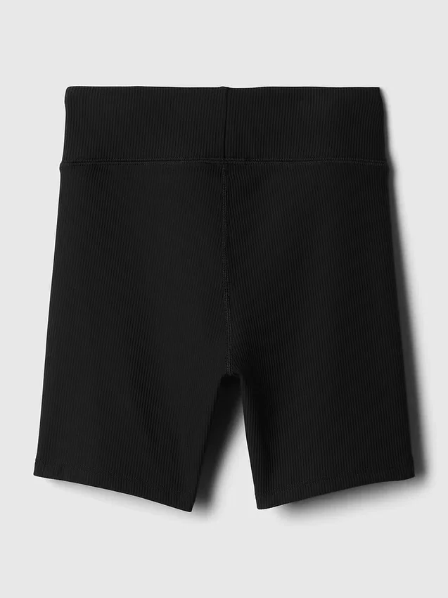 Cykelshorts i ribbad tröja för barn