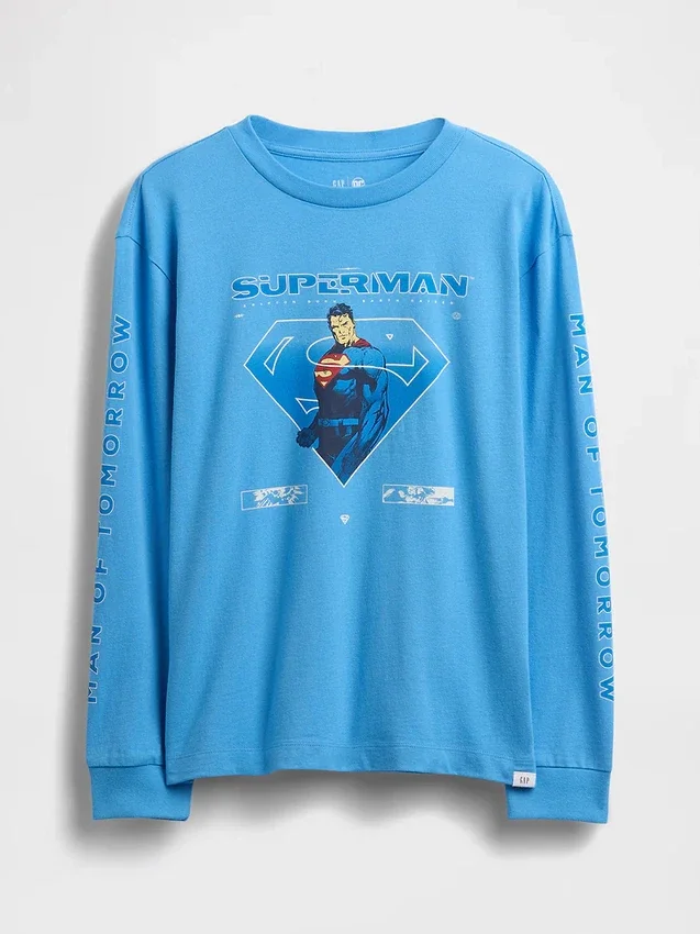 DC™-T-shirt med tryck i avslappnad passform för barn