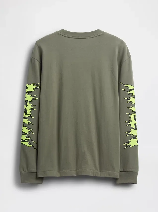 DC™-T-shirt med tryck i avslappnad passform för barn