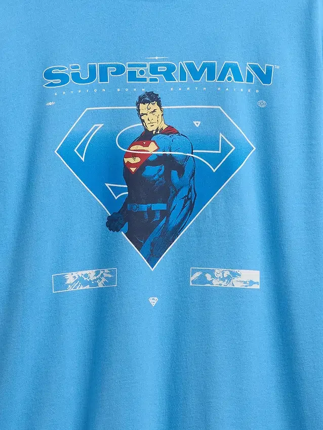 DC™-T-shirt med tryck i avslappnad passform för barn