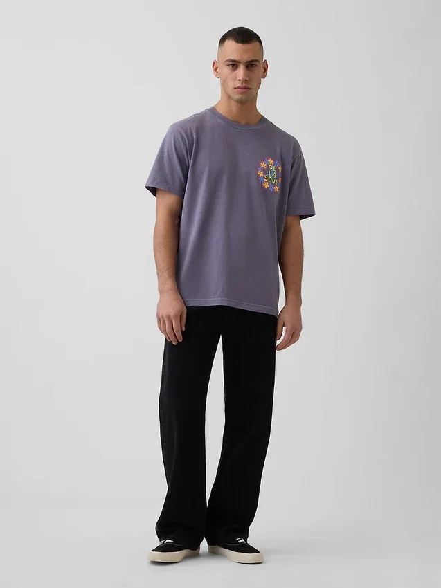 De La Soul T-shirt med tryck i avslappnad passform