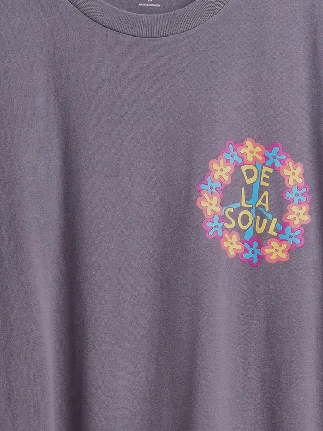 De La Soul T-shirt med tryck i avslappnad passform