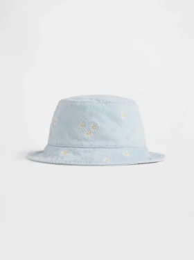 Denim-buckethat med prästkragar för Baby & Småbarn