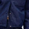 Denim-pufferjacka