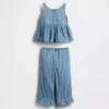 Denimset med volanger för Baby & Småbarn