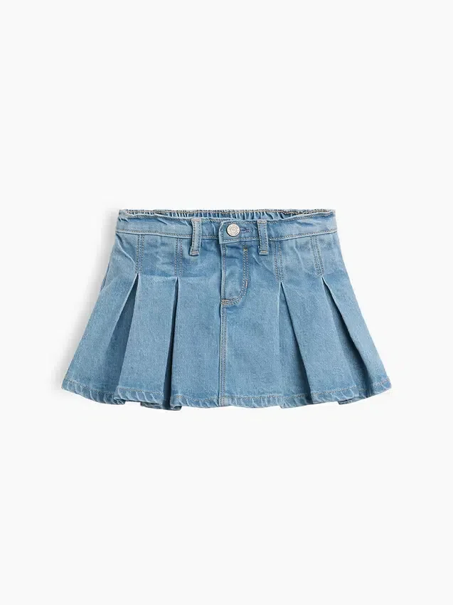 Denimskort med veck för Baby & Småbarn