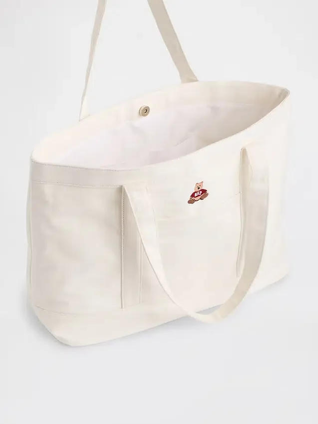 Denimtäschla med Brannan Bear-logotyp