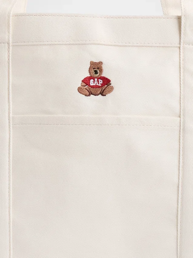 Denimtäschla med Brannan Bear-logotyp