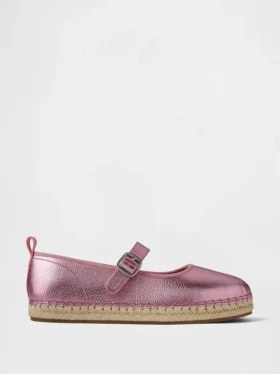 Espadriller för barn i metallic-utförande