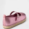 Espadriller för barn i metallic-utförande
