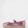 Espadriller för barn i metallic-utförande