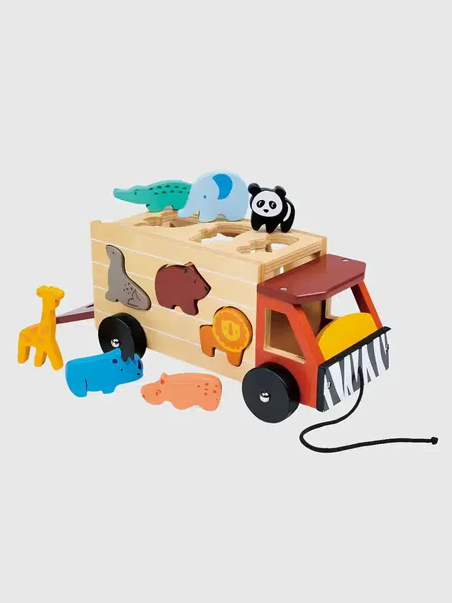 Explorers-paket med sorterings- och stapelleksaker för småbarn
